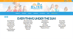 Desktop Screenshot of blissproducts.com
